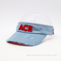 Custom Embroidery Washed Sun Visor Hats